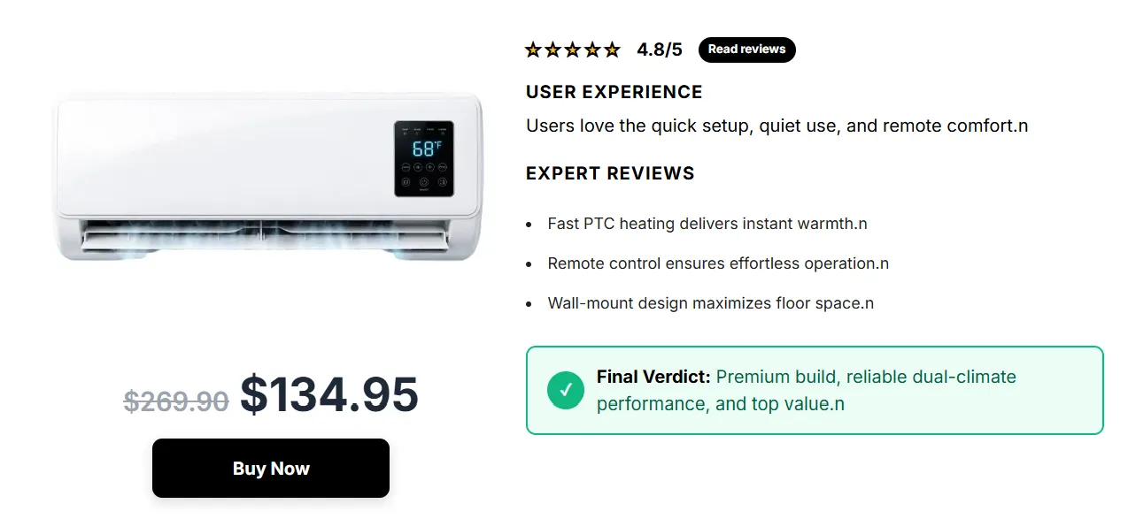 Vendor marketing graphic claiming 99.8 percent thermodynamic transfer efficiency for AERIOQ, citing an unverifiable journal source